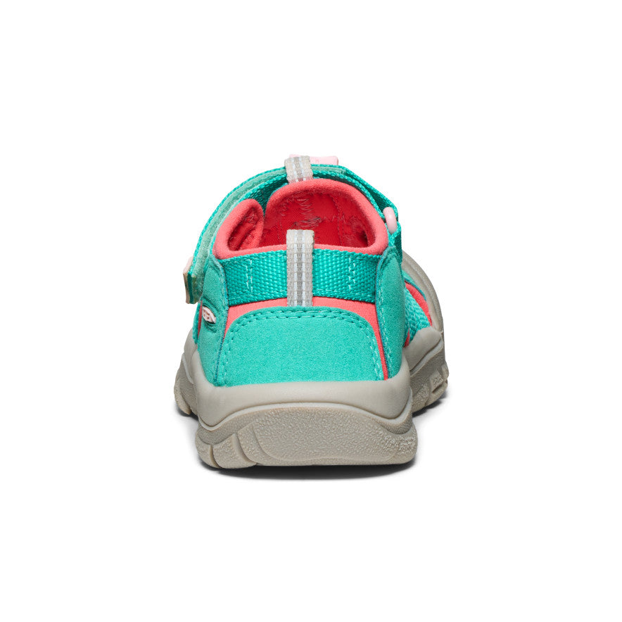 Little Kids' Newport H2 Sandals | Bright Aqua & Giggle Pink Water Shoes for Beach, Pool & Outdoor Play