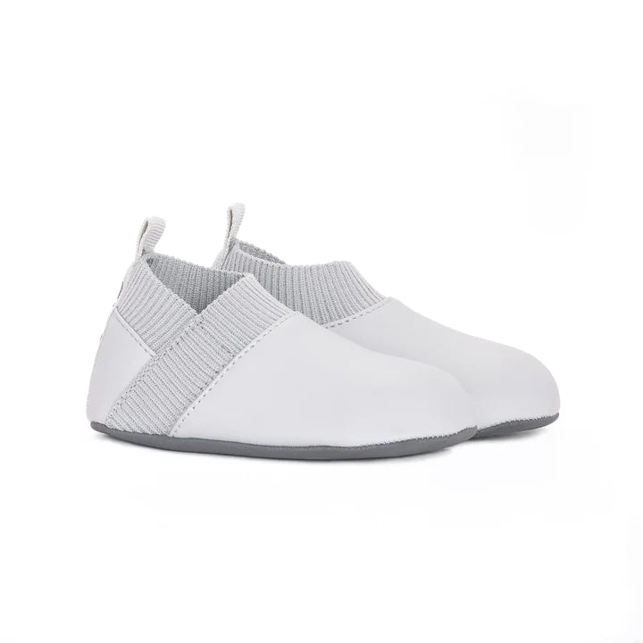 Stonz Haze Grey Yale Baby Shoes - Soft & Comfortable First Walkers for Infants & Toddlers - Perfect for Outdoor Play, Park Visits & Everyday Adventures