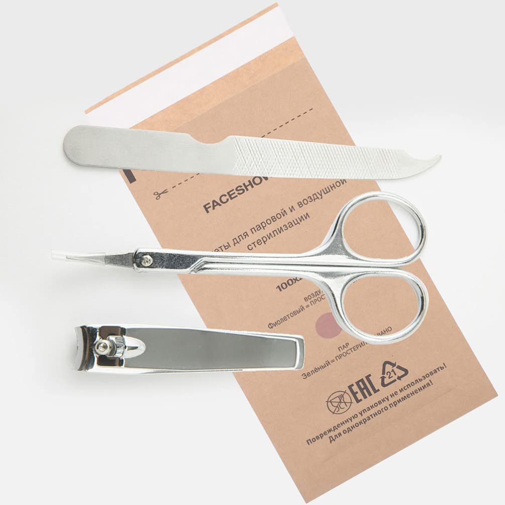 30PCS Self-Sealing Sterilization Pouches - Disposable Kraft Paper Bags for Nail Art Tools, Dental Instruments & Beauty Supplies | Perfect for Salon, Clinic & Home Use