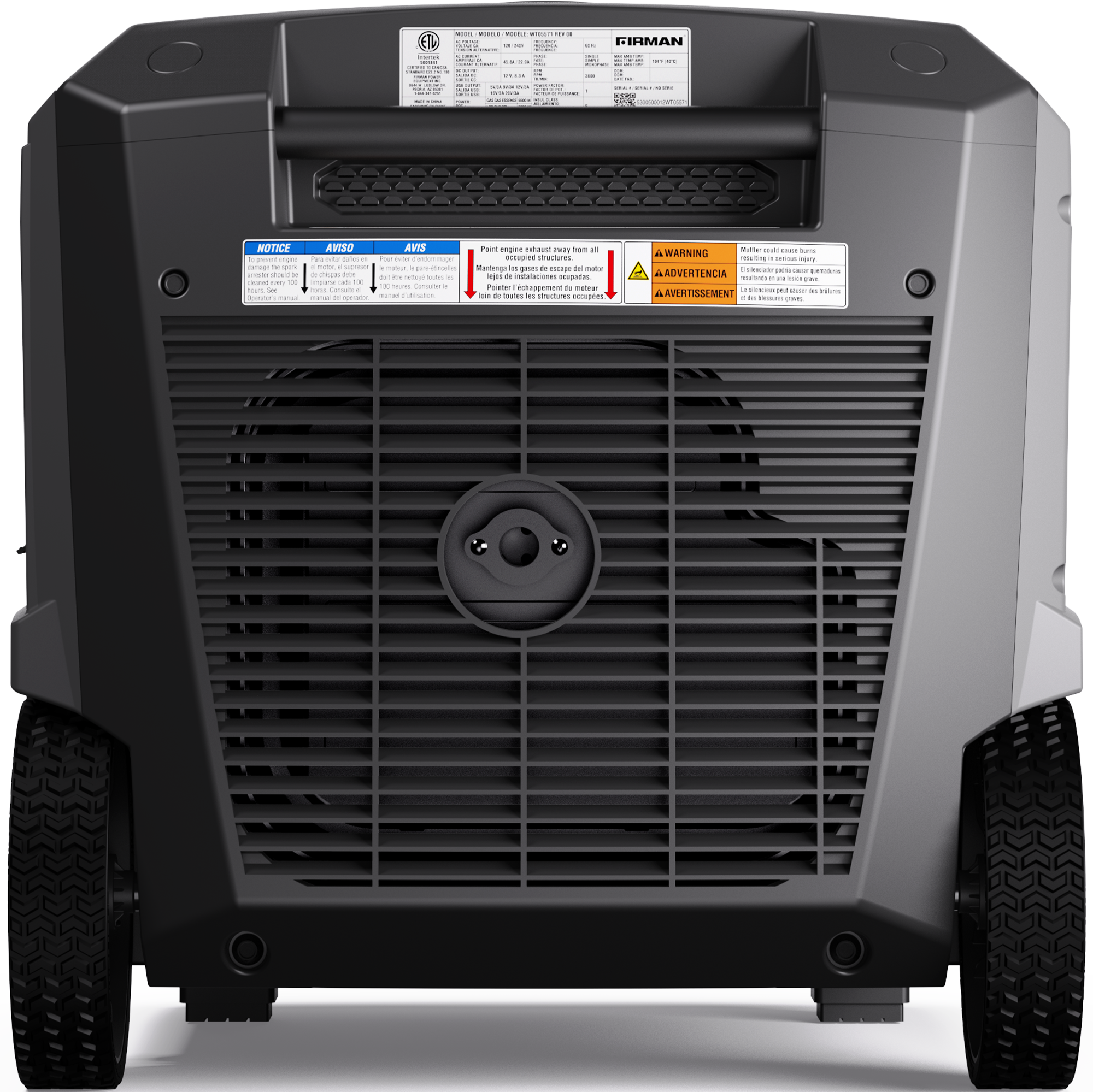 6850W Tri Fuel Inverter Generator with Electric Start & CO Alert - Portable Power for Camping, RV, Home Backup & Outdoor Events