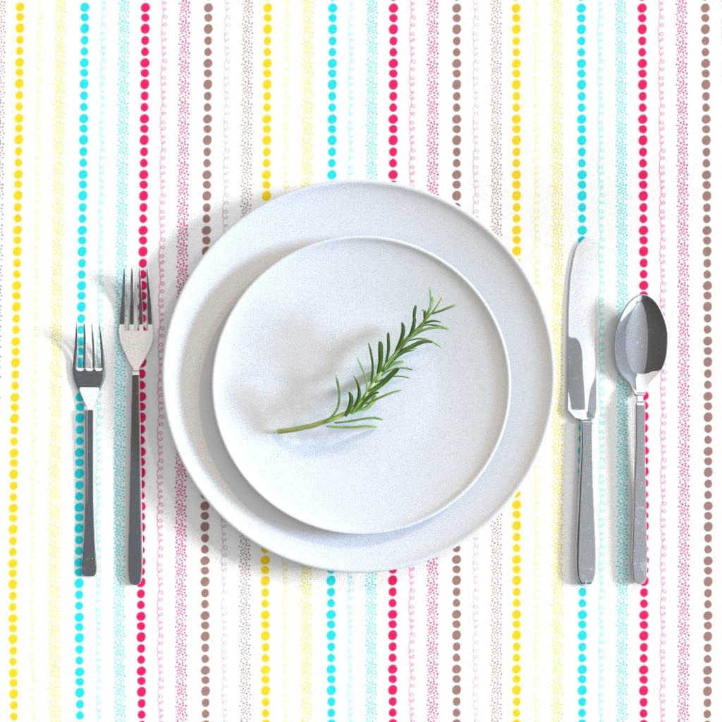 Spoonflower Cotton Sateen Tablecloth 70