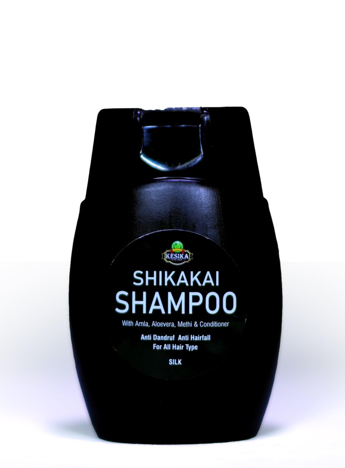 KESIKA Natural Herbal Shampoo for Men - Anti Hair Loss & Dandruff Treatment | Strengthens & Thickens Hair | All Hair Types | 100ml | Perfect for Daily Hair Care & Scalp Health