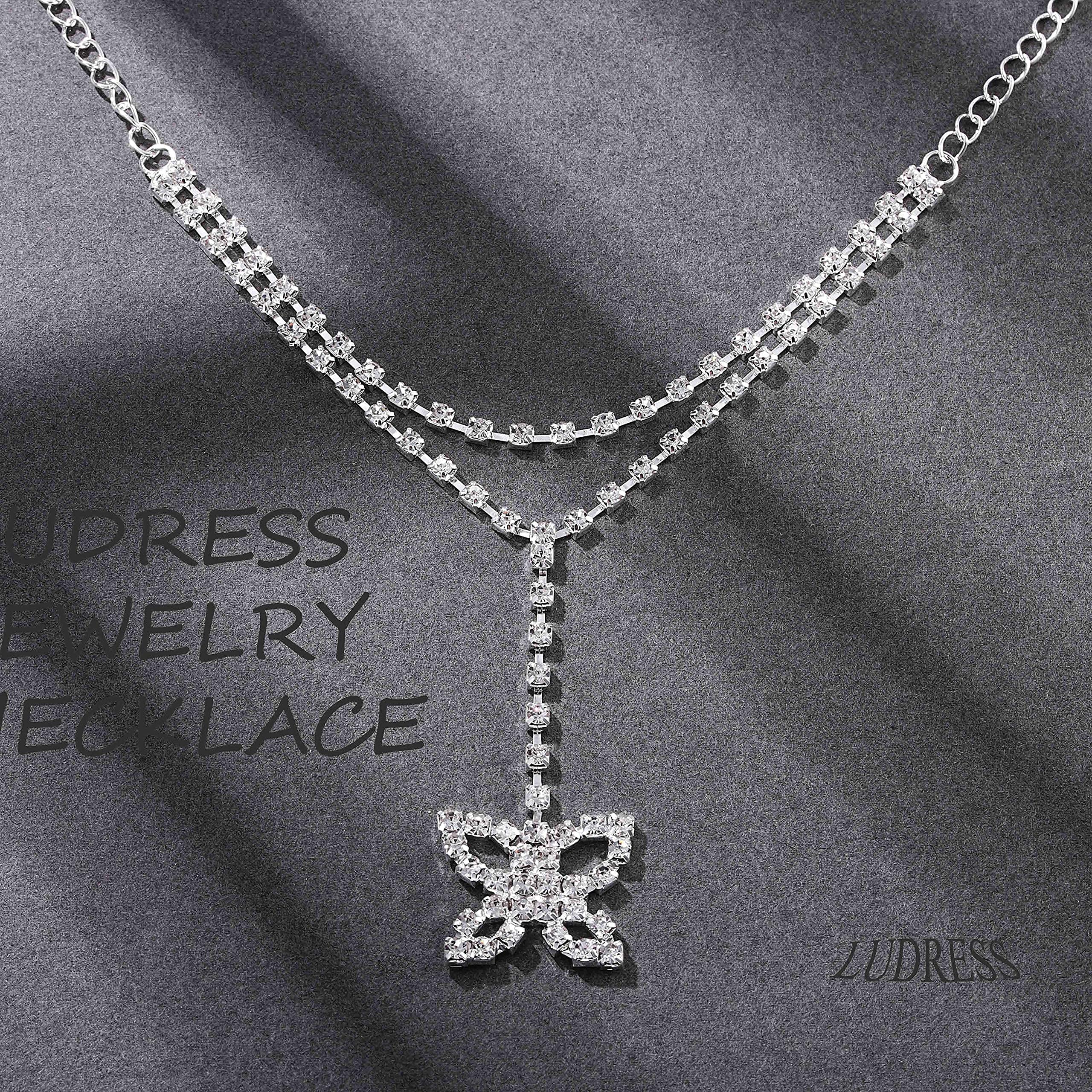 **Elegant Silver Rhinestone Butterfly Belly Chain for Women - Crystal Waist Chain Body Jewelry - Perfect for Rave, Club, Beach & Festival Outfits**