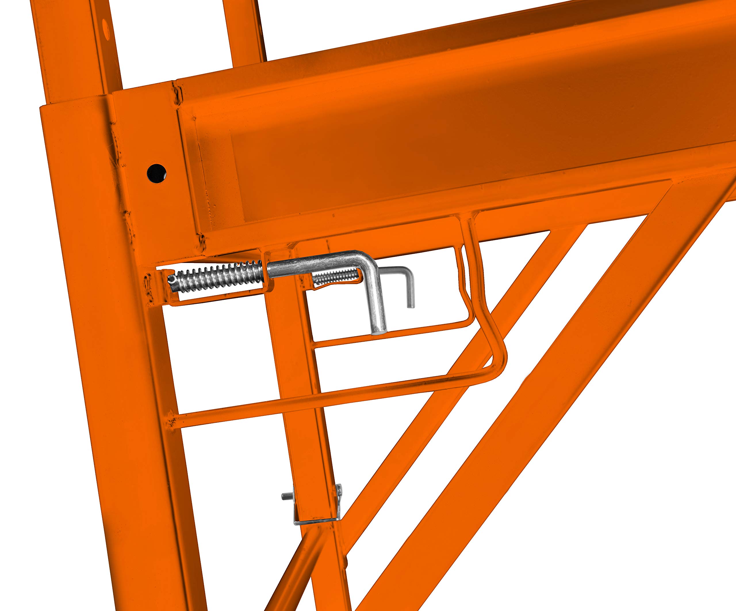 WEN 31110T 6.25 ft Baker-Style Rolling Steel Scaffold - 1000 lb Capacity, Multi-Purpose Construction Scaffolding for Home Renovation, Painting & Roofing Projects