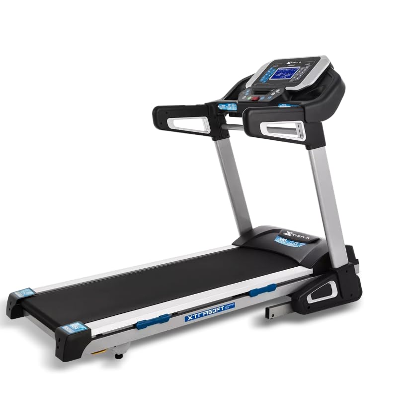 XTERRA Fitness Sport Series Premium Folding Smart Treadmill - Bluetooth Enabled with XTERRA+ App, Adjustable Speed & Incline, Cushioned Running Deck for Home Gym & Cardio Workouts - Perfect for Running, Walking & Indoor Fitness Training