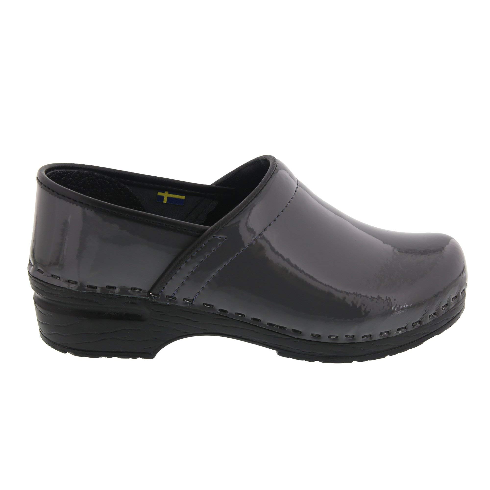 BJORK Swedish Comfort Women's Professional Leather Clogs - Slip-Resistant Kitchen Shoes for Nurses, Chefs & Healthcare Workers