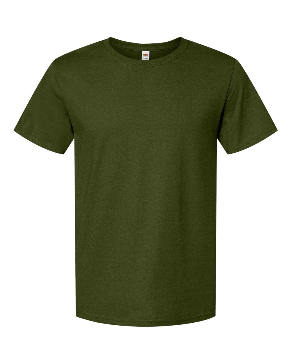 Fruit of the Loom Men's Classic Cotton Crew Neck T-Shirt - Soft Comfort Fit Short Sleeve Tee for Casual Wear, Gym & Everyday Use