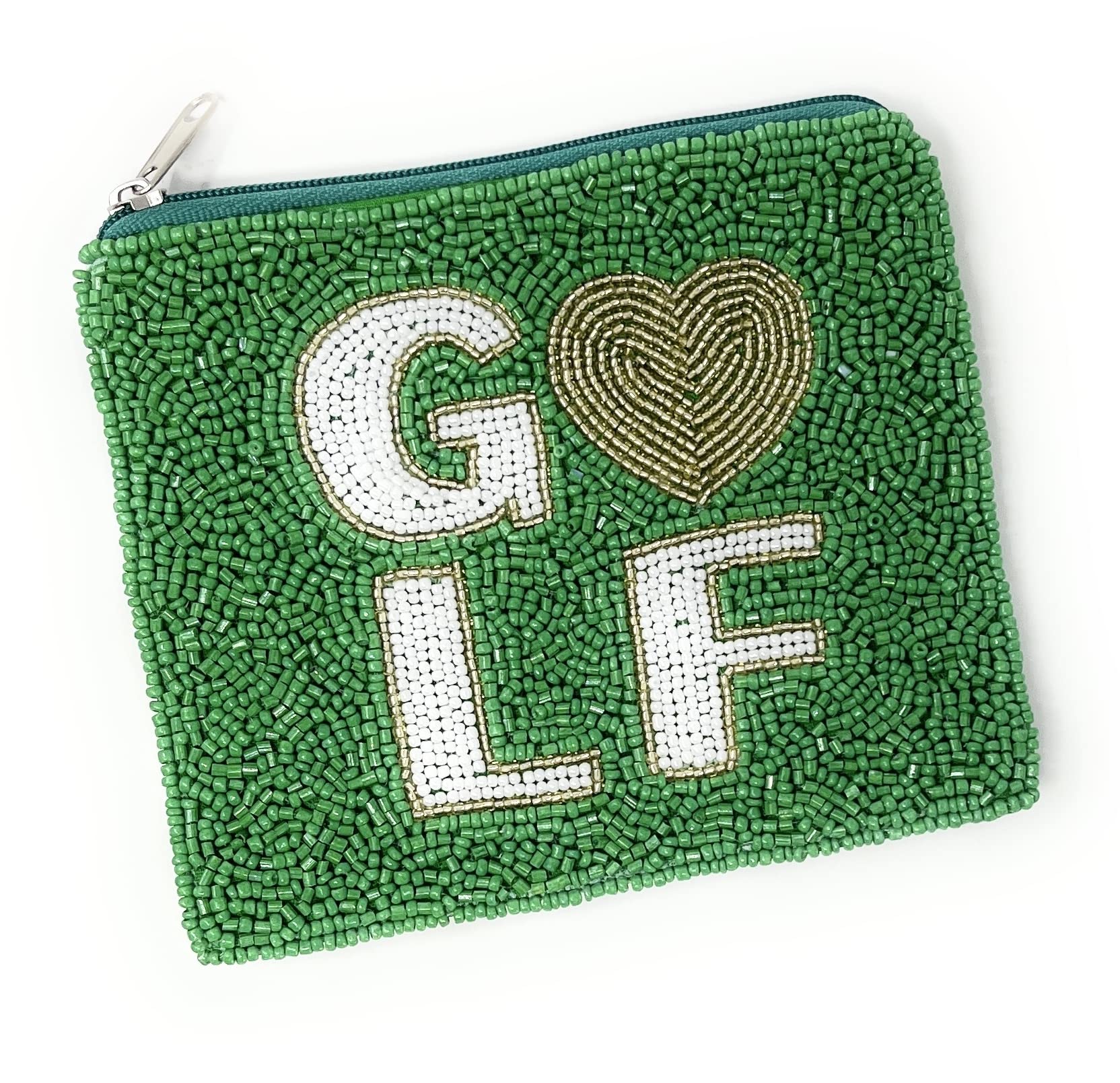 Golf Coin Purse for Women & Men - Premium Leather Golf Pouch Wallet - Perfect Golf Lover Gift for Valentine's Day, Birthday & Anniversary - Ideal for Golf Course, Travel & Everyday Use