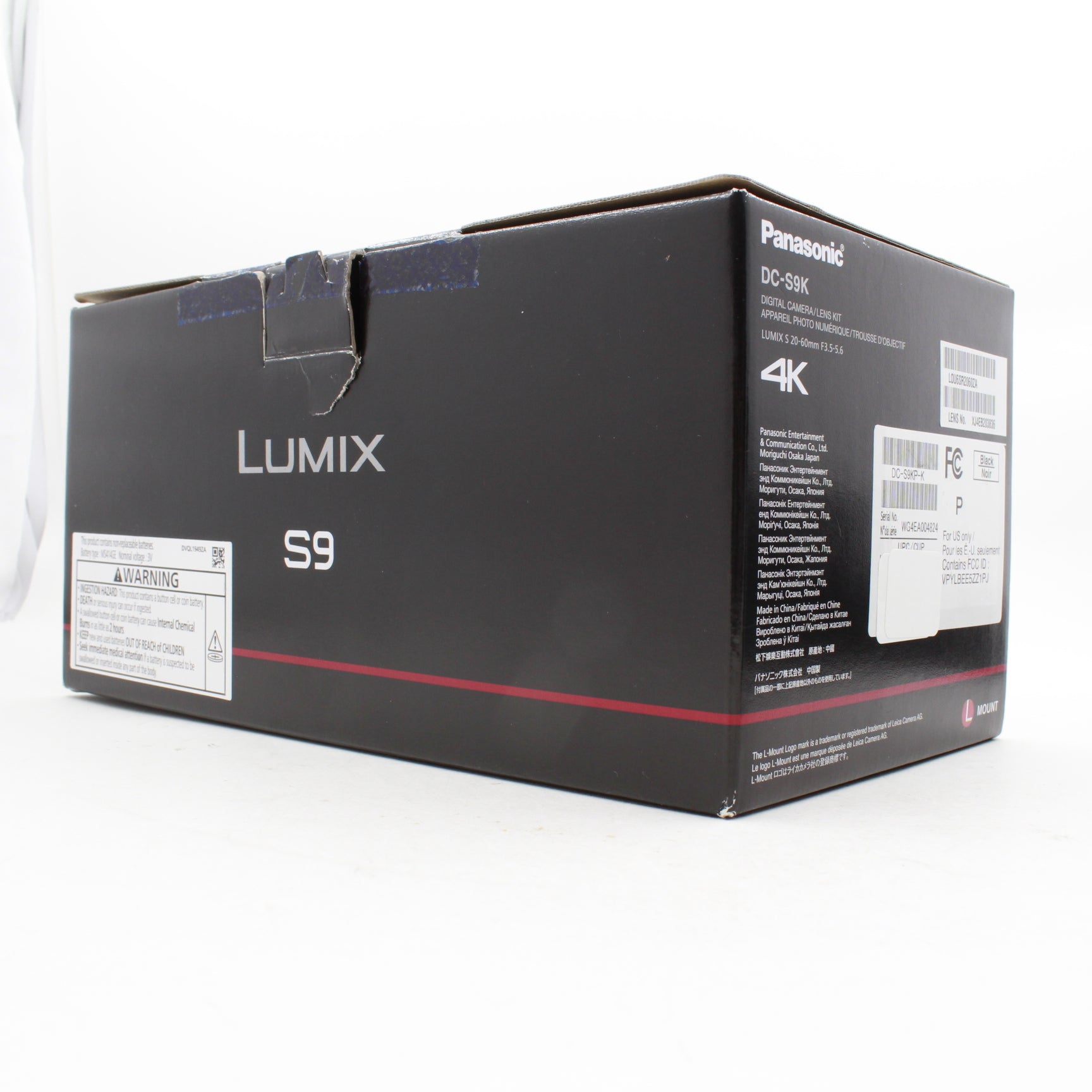 Panasonic Lumix S9 Mirrorless Camera with 20-60mm f/3.5-5.6 Lens (Jet Black) - Open Box Excellent Condition | Perfect for Travel Photography, Vlogging & Street Shooting