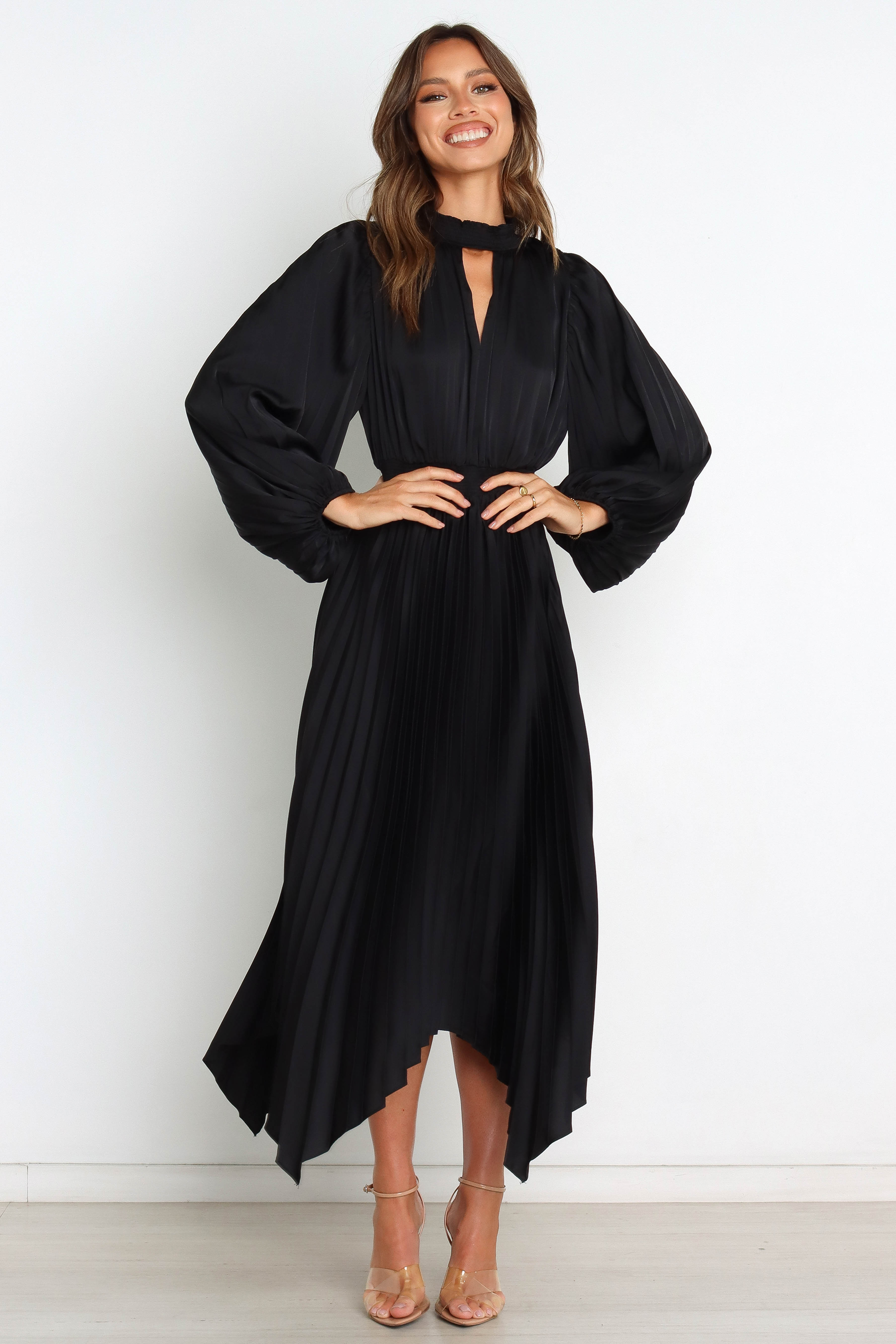 Elegant Eloise Black Dress for Women - Perfect for Parties, Weddings & Evening Events