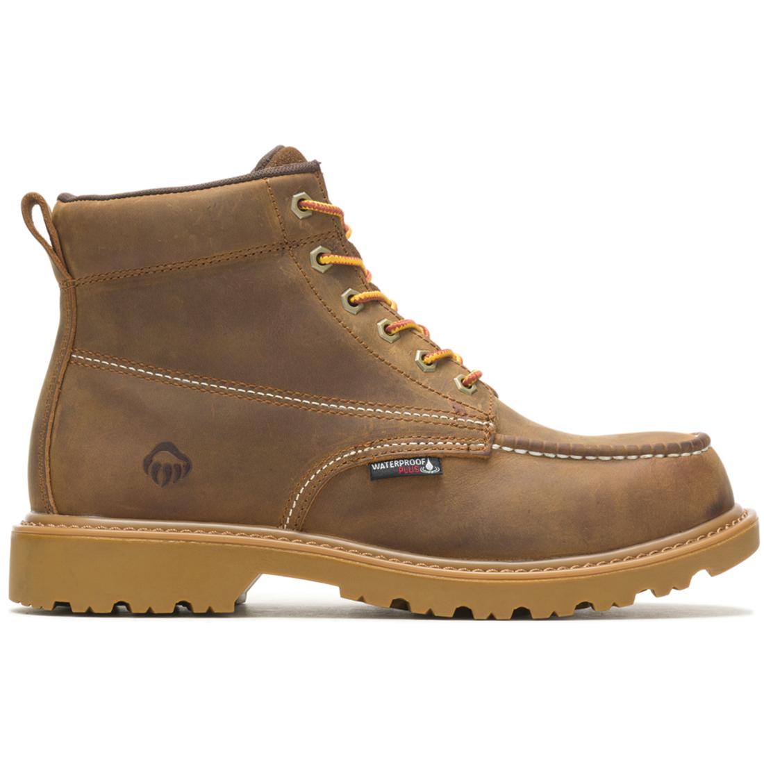 **Men's Waterproof Steel Toe Work Boots - Floorhand Moc Toe 6