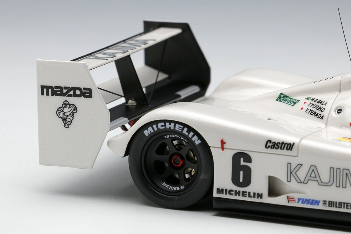 1:43 Scale Mazda MX R01 KAJIMA Le Mans 24h Practice 1992 No.6 Diecast Model Car - Collectible Racing Vehicle for Display & Gift - Perfect for Car Enthusiasts & Model Collectors