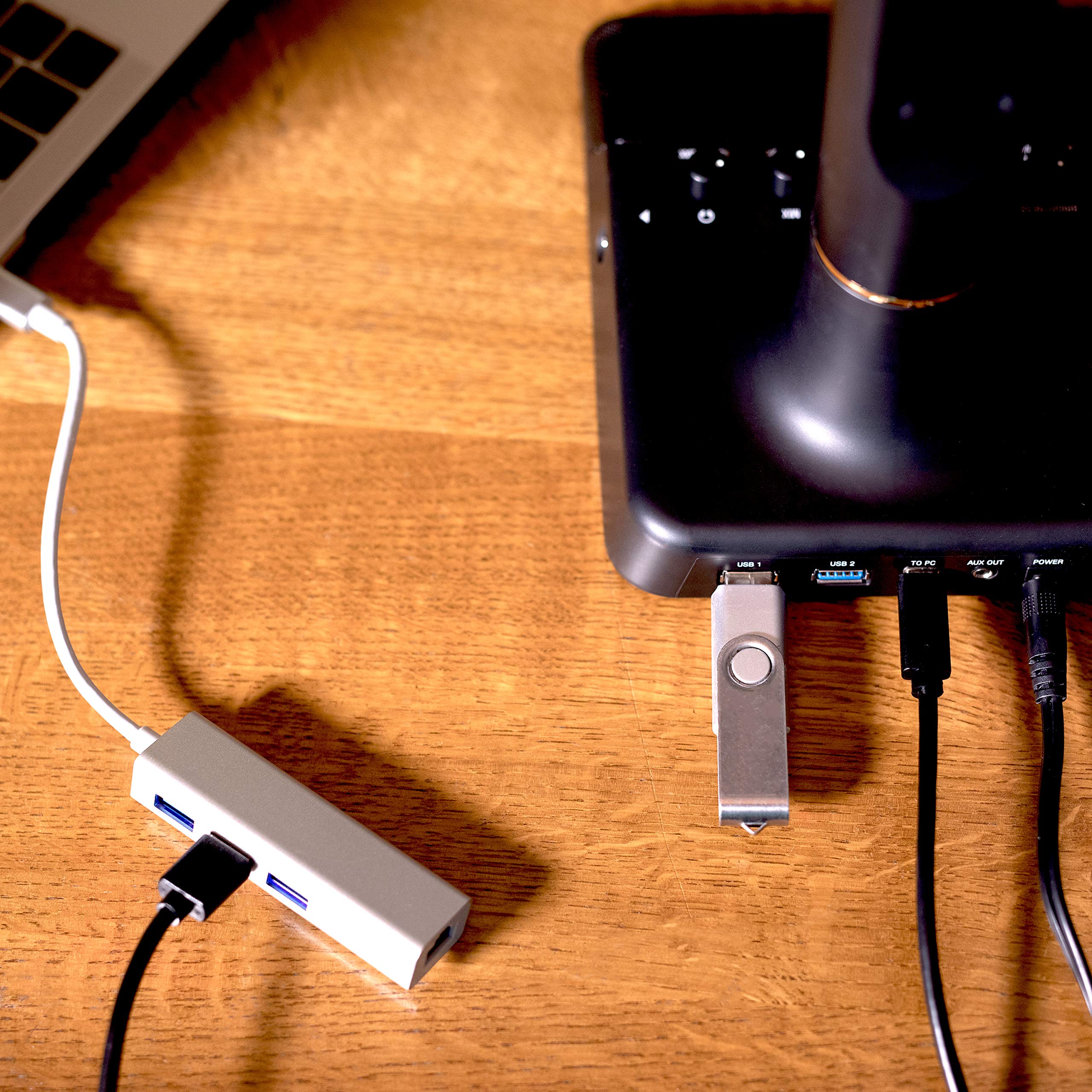 HD Webcam with Mic & Ring Light for Zoom, Streaming - Perfect for Video Calls & Online Meetings