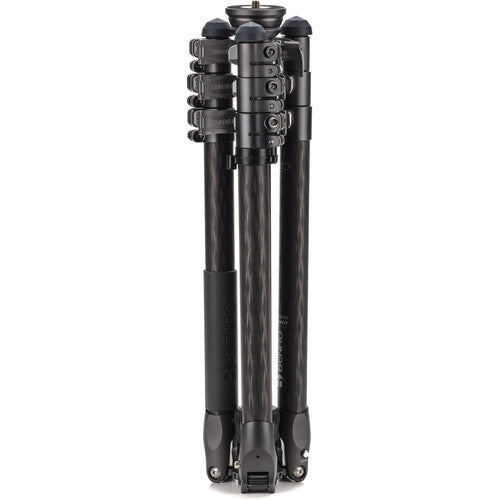 Benro Rhino CF Three Series Carbon Fiber Tripod & Monopod with Flip Locks - Lightweight Travel Tripod for DSLR Cameras, Perfect for Photography, Hiking & Outdoor Adventures