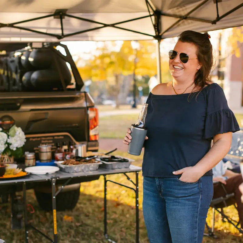 Slim Fold Table XL™ - Portable Folding Table for Camping, Picnics & Small Spaces | Lightweight, Durable & Easy to Store | Perfect for Outdoor, Home & Office Use
