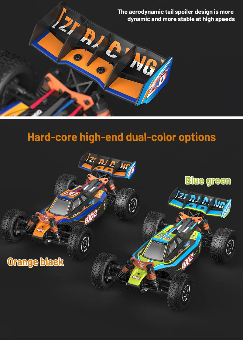 **ZD Racing BX 12 1/12 Scale 4WD RC Car - 70km/h High Speed, 3S Brushless Motor, 2.4G RTR, Oil-Filled Shocks - Off-Road Racing Truck for Adults & Kids (Perfect for Backyard, Park & Track Racing)**