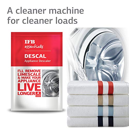 IFB Washing Machine Descale Powder - 100g Drum & Tub Cleaner for Front & Top Load Washers | Removes Limescale & Odors | Perfect for Laundry Maintenance & Appliance Care