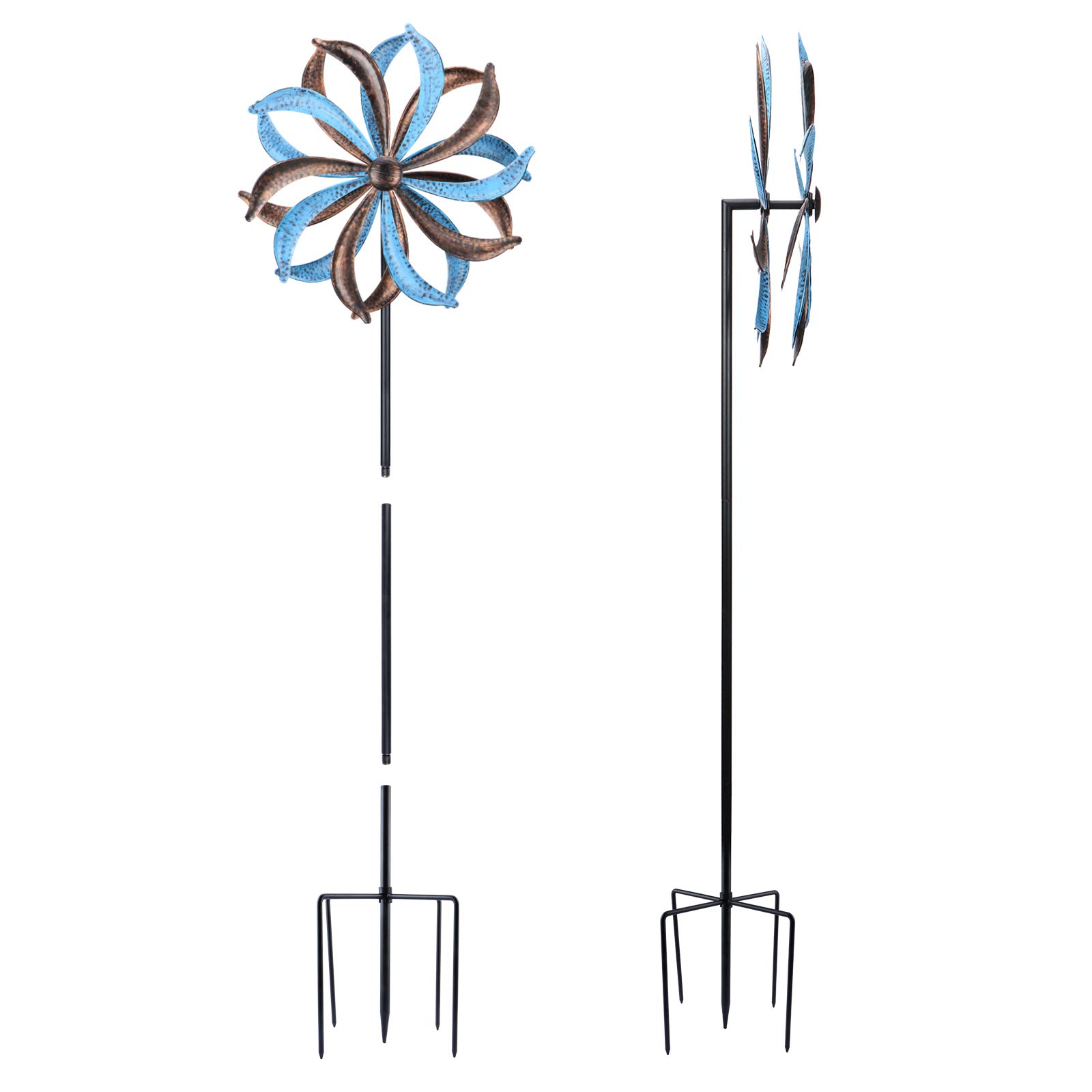 Premium Metal Leaf Wind Spinner for Outdoor Garden & Patio Decor