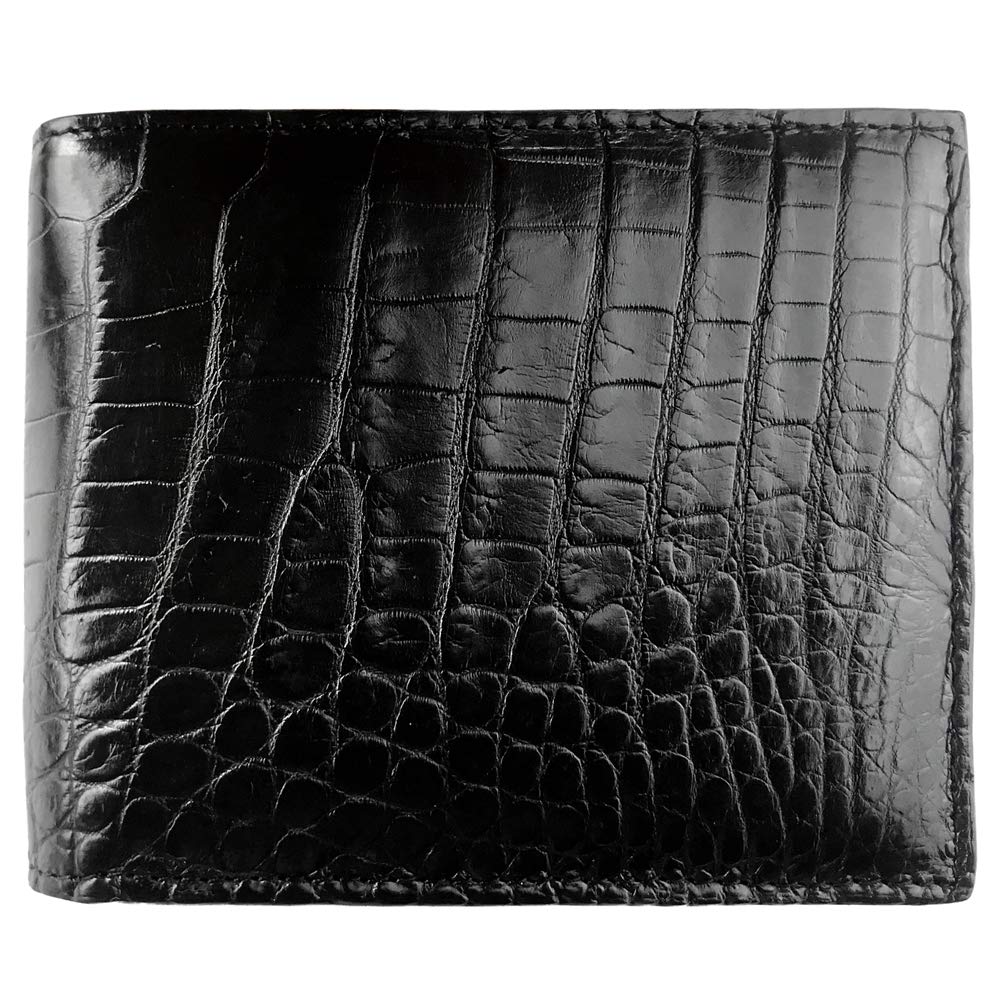 Authentic Crocodile Leather Wallet for Men - Premium Alligator Skin Bifold Wallet - Perfect Christmas & Birthday Gift for Him - Ideal for Business, Travel & Everyday Use