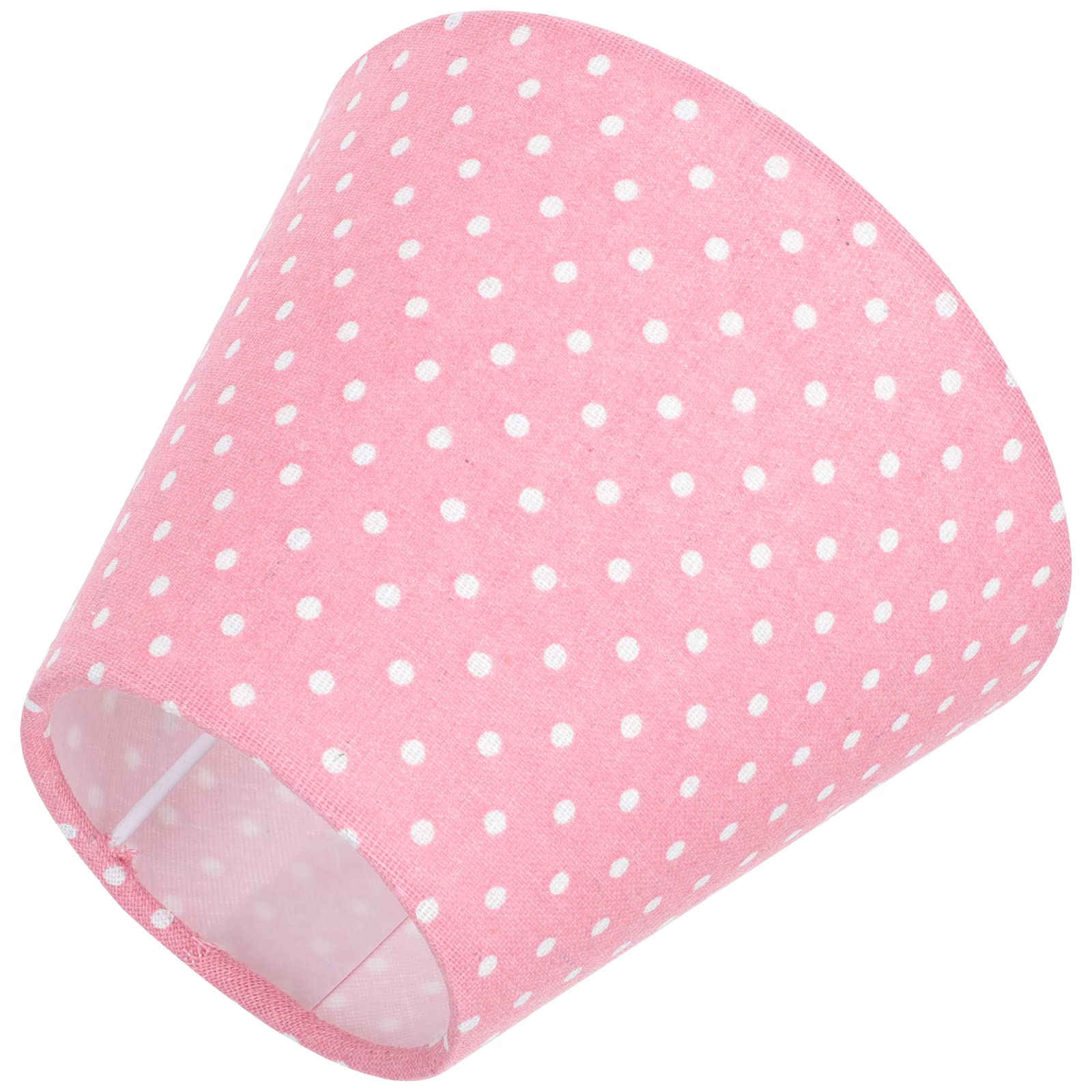 Polka Dot Fabric Lampshade - Decorative Cotton Lamp Cover for Bedroom, Living Room & Nursery - Stylish Home Decor Lighting Accessory