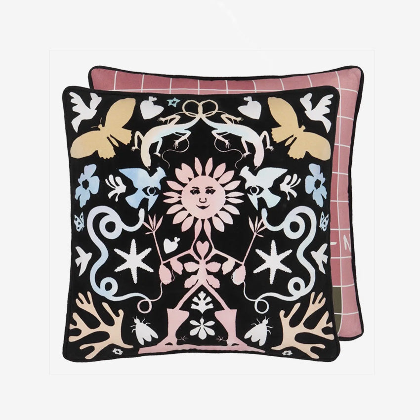 Christian Lacroix Reve de Papier Decorative Throw Pillow Covers - Luxury Bohemian Home Decor for Living Room, Bedroom & Sofa
