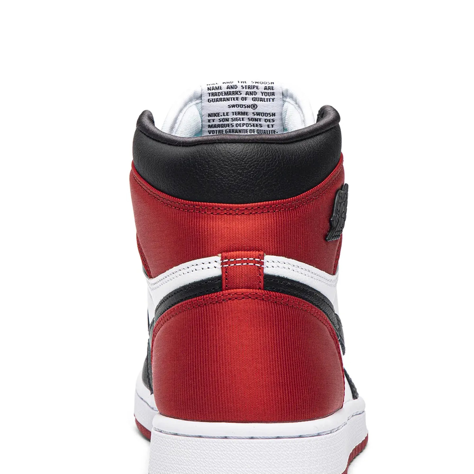 Air Jordan 1 'Satin Black Toe' Retro High OG Men's Basketball Shoes - Perfect for Streetwear & Sneaker Collectors