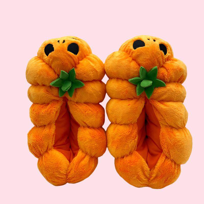 Jack o' Lounge Slippers - Cozy Halloween House Shoes for Women & Men | Spooky Costume Slippers for Trick-or-Treating, Halloween Parties & Relaxing at Home