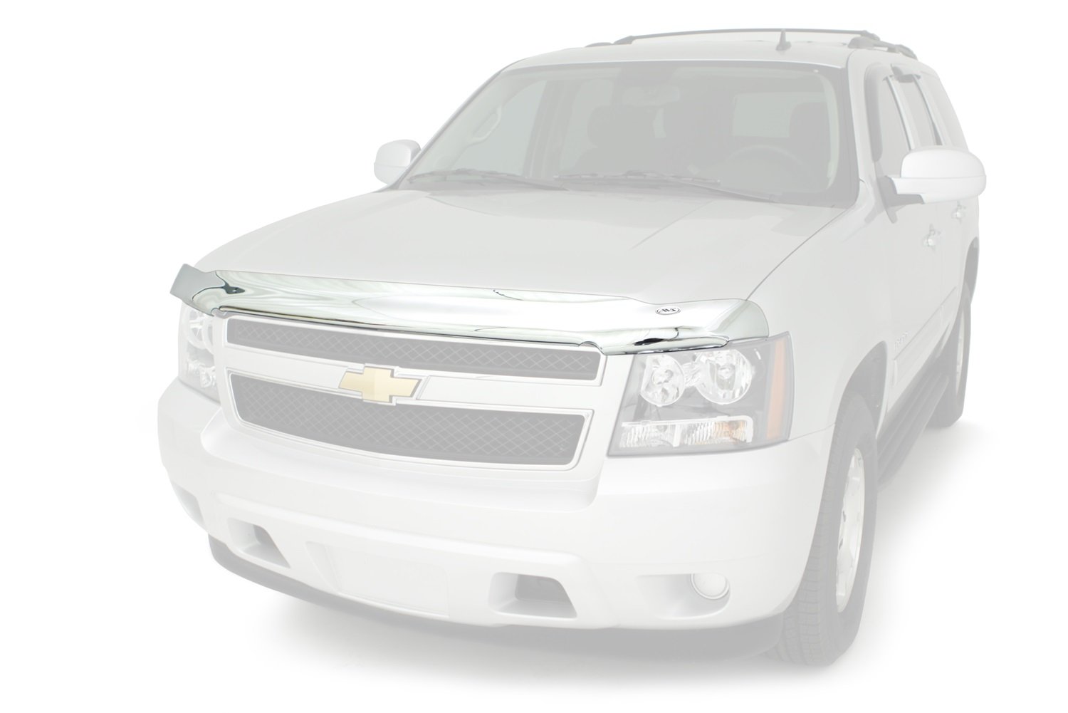 Chrome Hood Shield & Bug Deflector for 2019-2025 GMC Sierra 1500 | AVS Auto Ventshade Medium Profile Protector | Perfect for Highway Driving & Off-Road Protection (Model 680959)