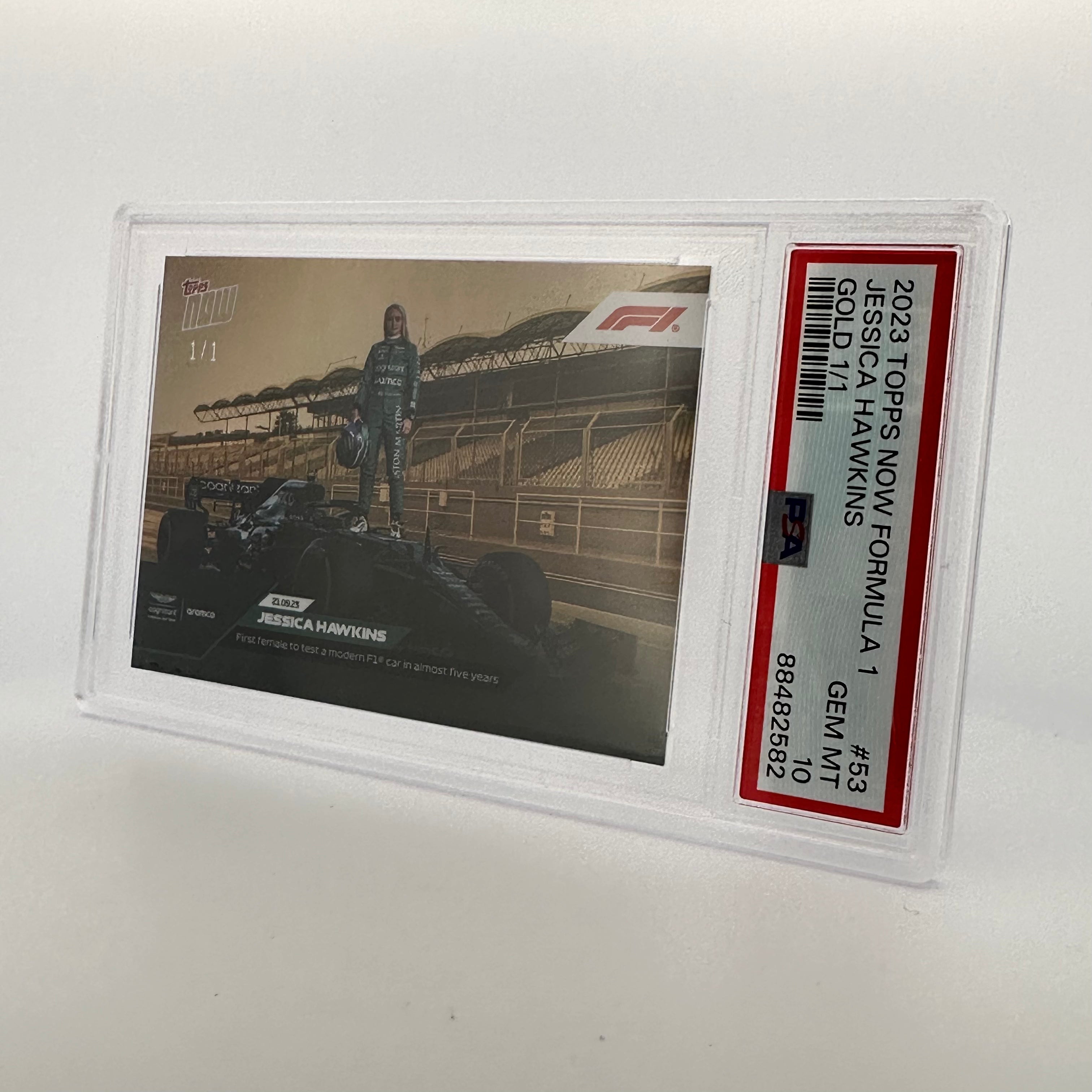 2023 Topps Now Jessica Hawkins #53 Gold PSA 10 Graded Baseball Card - Perfect for Collectors, Sports Memorabilia Displays & Investment
