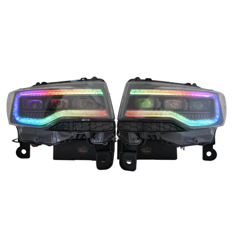 Morimoto XB LED Headlights for Jeep Grand Cherokee (2014-2021) - Multicolor Flow Series - Upgrade Your Night Driving & Off-Road Adventure