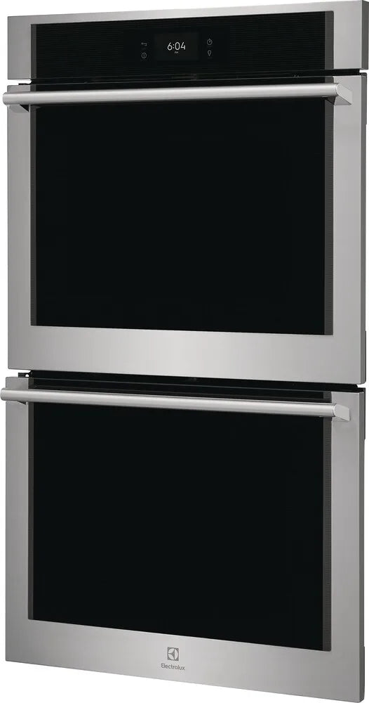 Electrolux 30 Inch Smart Electric Double Wall Oven with WiFi - Stainless Steel ECWD3012AS for Modern Kitchens & Baking Enthusiasts