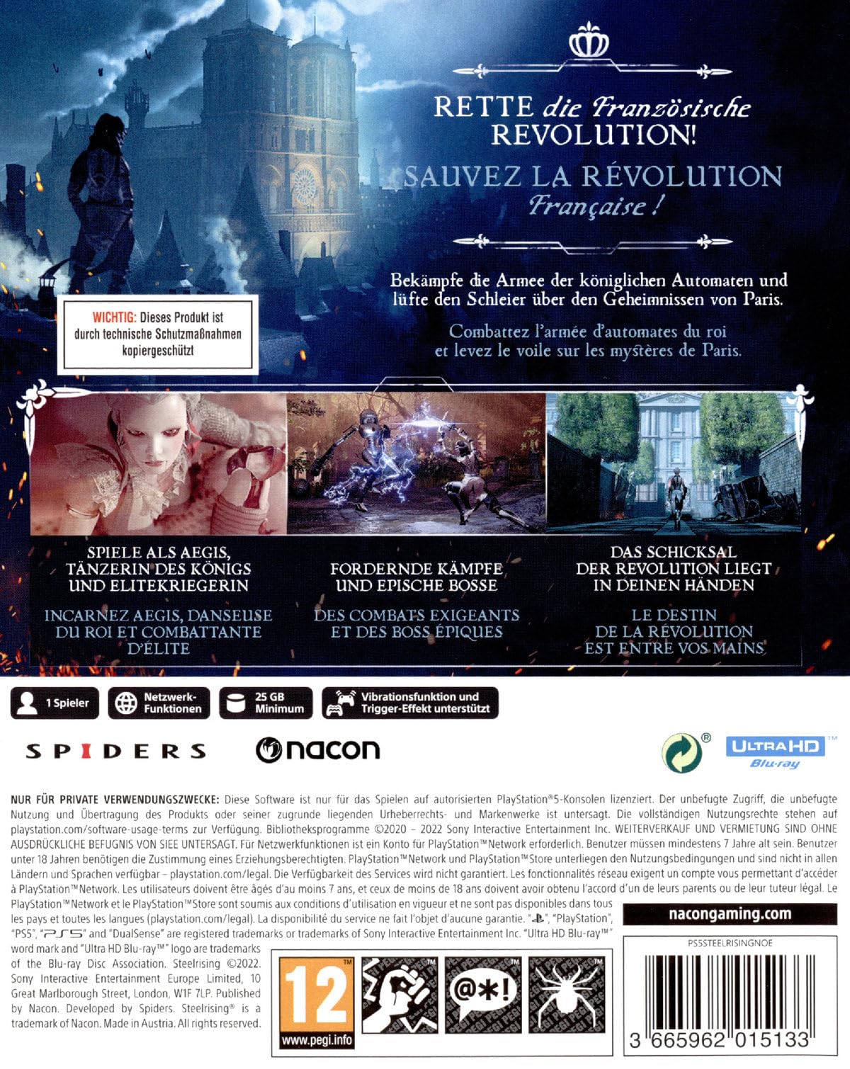 Steelrising - Action RPG Game for PS5 | Epic 18th Century Adventure | Perfect for Fans of Soulslike Games & Historical Fantasy