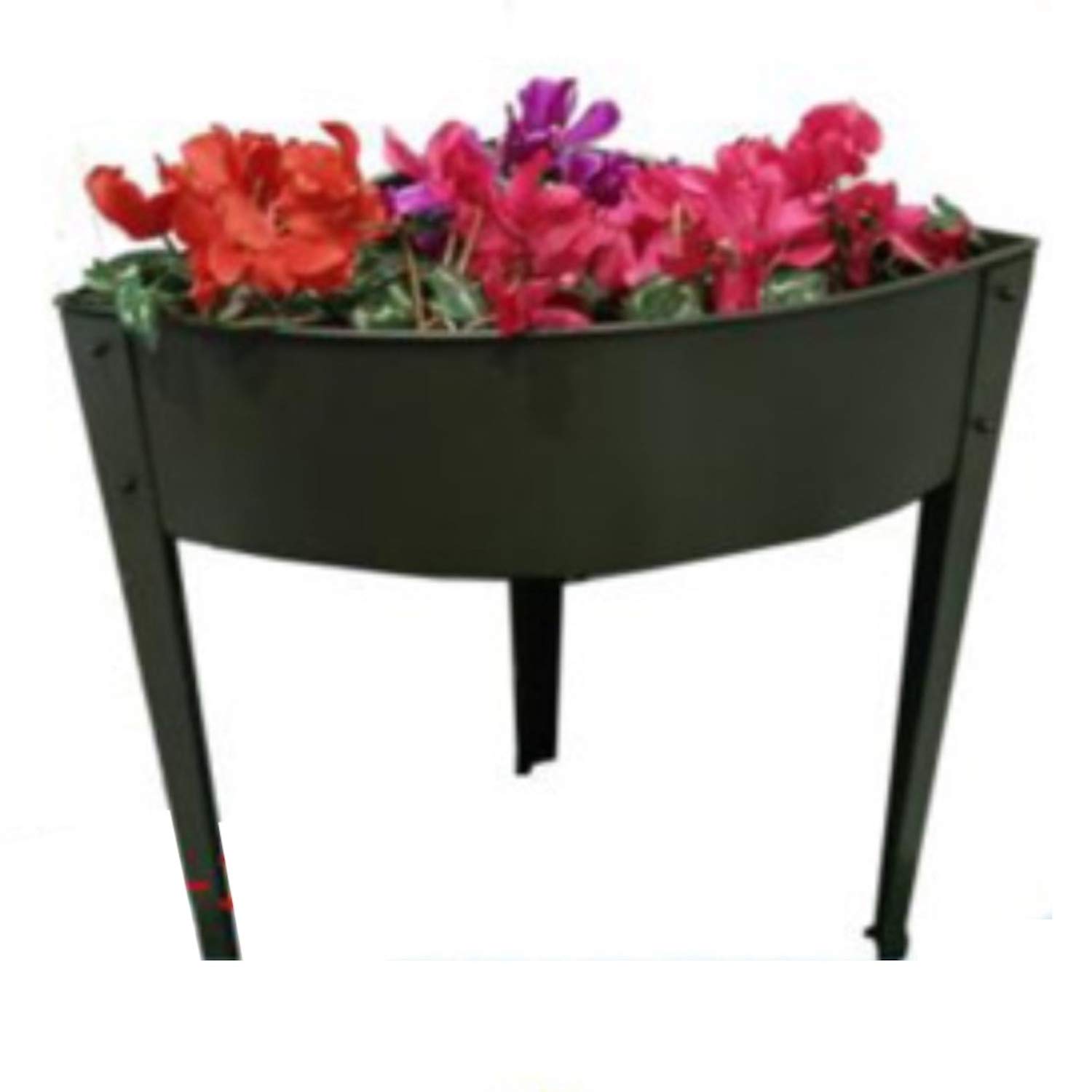 Sturdy Metal Corner Planter Stand for Raised Garden Bed - Indoor/Outdoor Flower Pot, Herb & Vegetable Container Gardening - Perfect for Small Spaces, Balconies & Patios