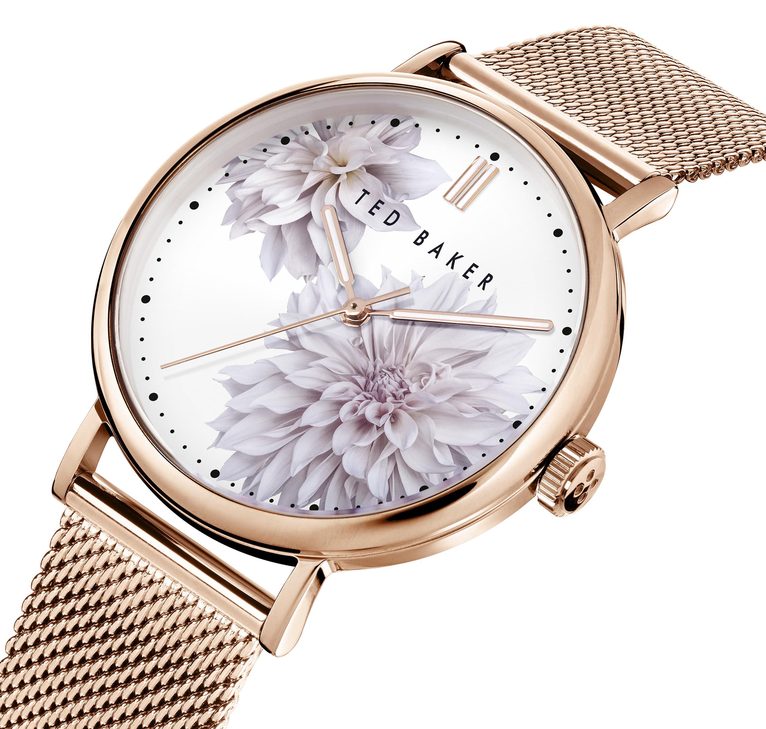 Ted Baker Phylipa Genuine Leather Strap Watch for Women - Elegant Analog Quartz Wristwatch with Stainless Steel Case | Perfect for Office, Date Night & Special Occasions