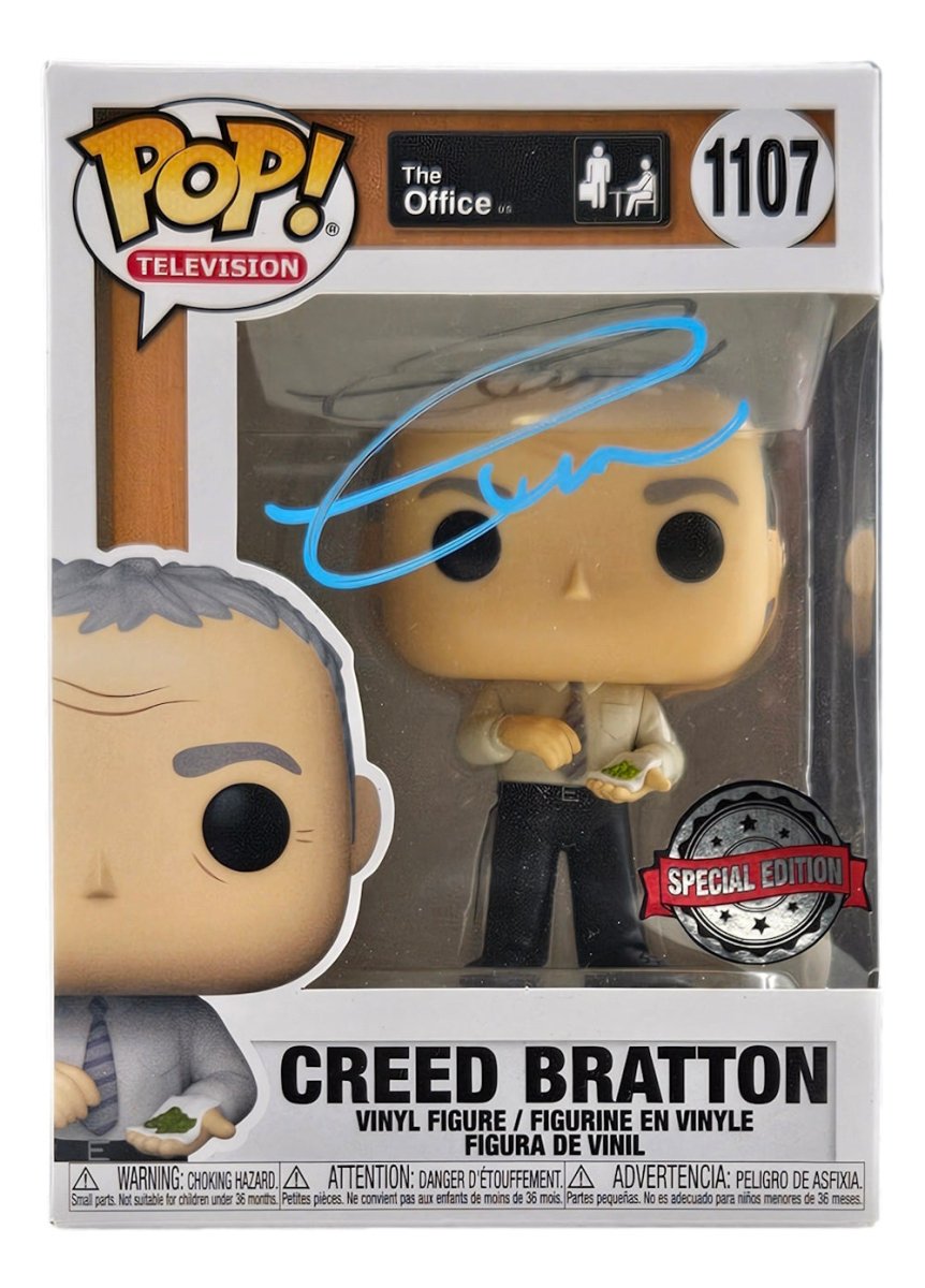 Creed Bratton Signed Funko Pop #1107 - The Office Collectible with JSA ITP Hologram - Perfect for TV Show Fans & Pop Culture Collectors