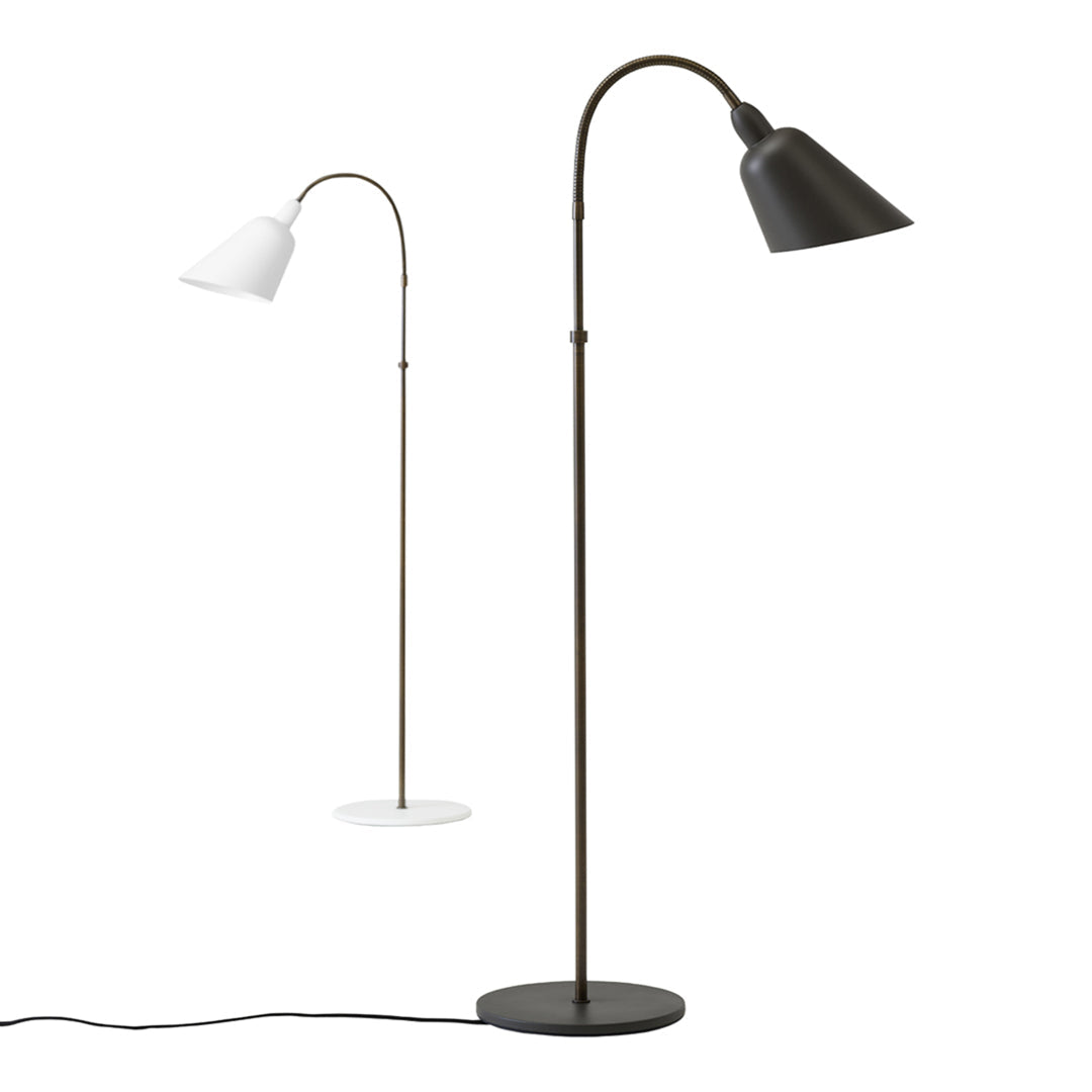 Bellevue AJ7 Modern Floor Lamp - Adjustable LED Standing Light for Living Room, Bedroom & Office - Dimmable Brightness & Energy Efficient