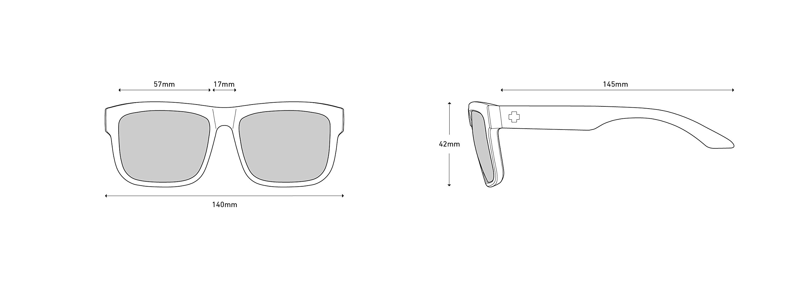 Spy Women's Discord Square Sunglasses - UV Protection, Retro Style, Lightweight & Comfortable - Perfect for Beach, Driving, and Outdoor Activities