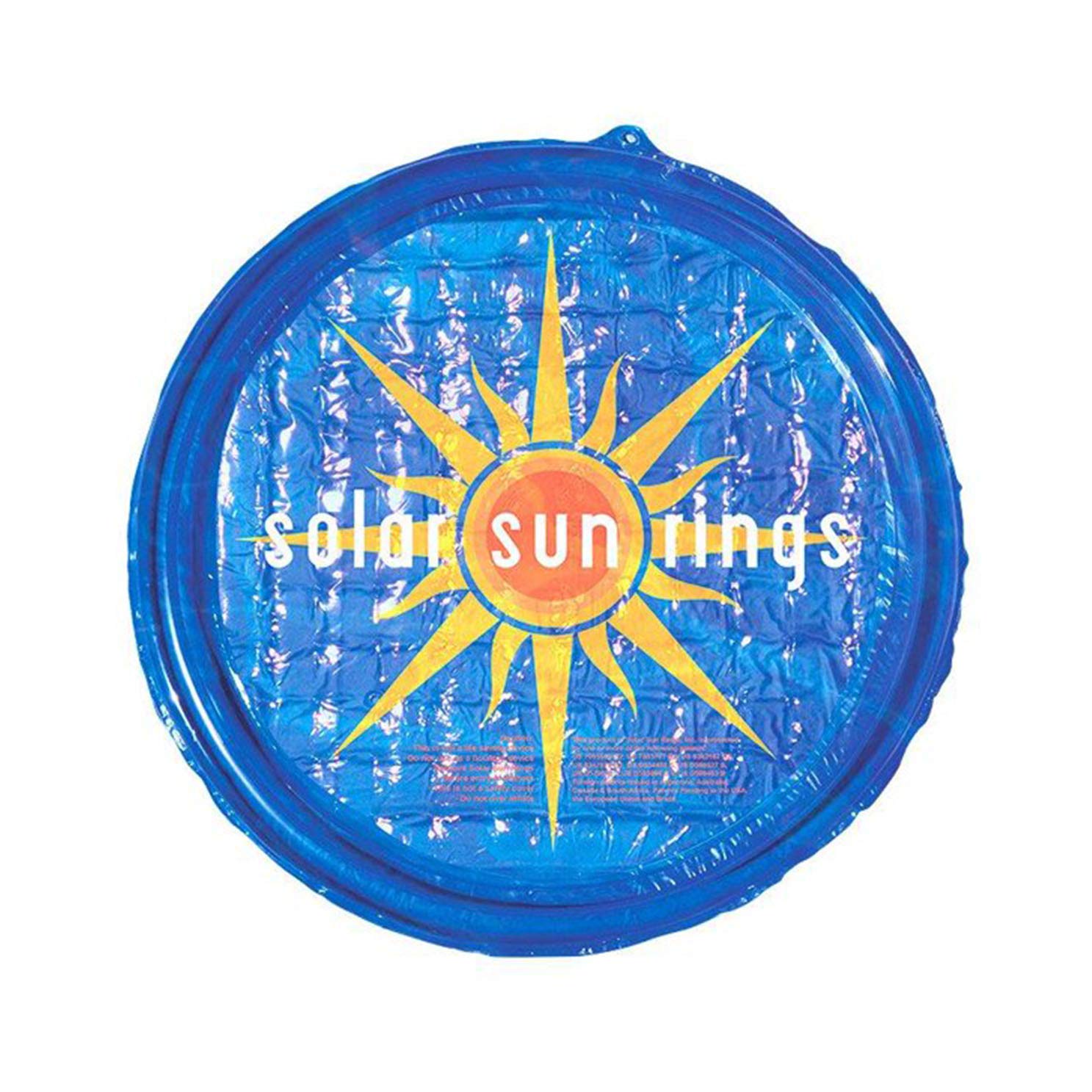 Solar Pool Heater - 6 Pack Blue Solar Sun Rings for Above Ground & Inground Swimming Pools | Portable Spa Heating Accessory | Energy Efficient Circular Solar Cover | Perfect for Backyard, Hot Tubs & Outdoor Water Heating