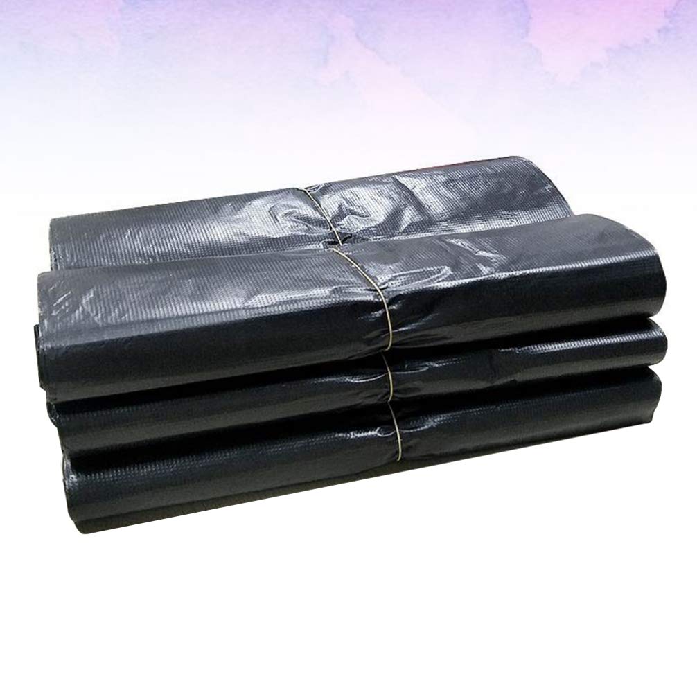 PRETYZOOM Heavy Duty Garbage Bags 100 Pack - 13 Gallon Black Trash Bags for Kitchen, Bathroom, Car & Office Waste Disposal | Leakproof & Tear-Resistant | Perfect for Household, Sanitary Napkins & Daily Trash