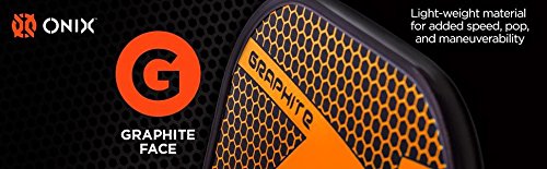 Onix Z5 Graphite Pickleball Paddle - Premium Cushion Grip & Protective Cover Included | Perfect for Tournament Play & Recreational Games