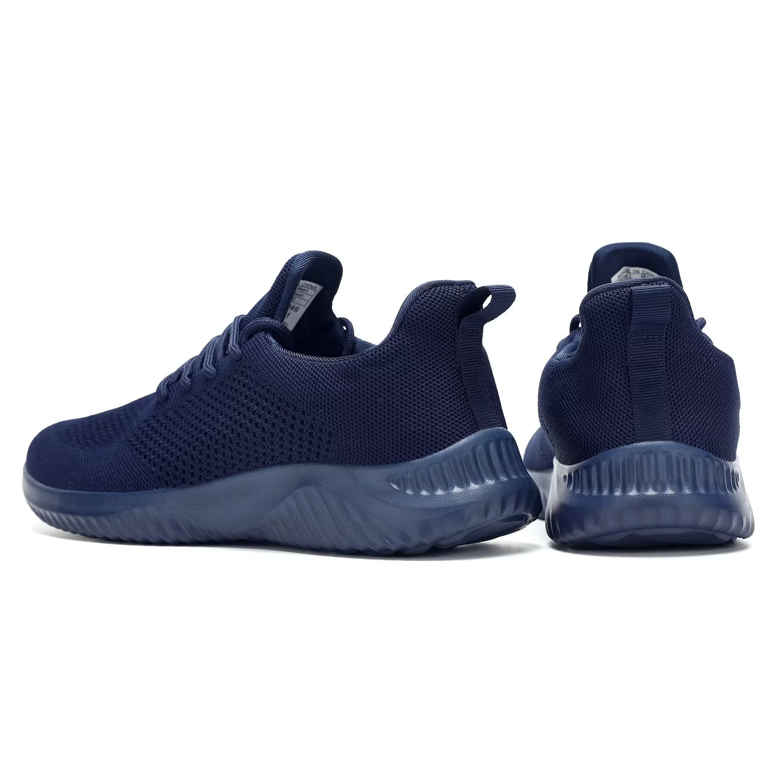 Men's Slip-On Running Shoes - Breathable Mesh Walking Sneakers with Soft Sole | Lightweight & Comfortable Loafers for Tennis, Work & Training | Perfect for Gym, Jogging & Casual Wear