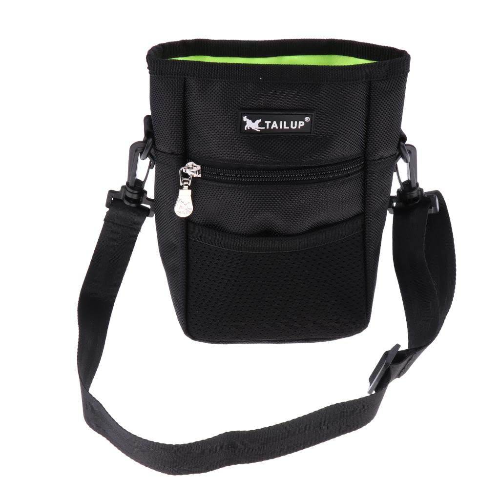 Gazechimp Adjustable Shoulder Strap Pouch Training Bag - Lightweight & Portable Crossbody Bag for Gym, Running, Travel - Black