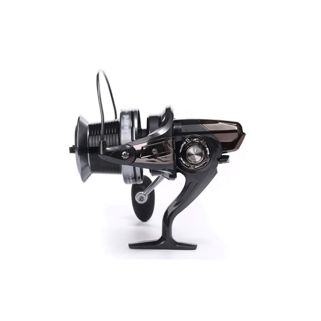 TJLSS Full Metal Wire Cup Big Long Throw Spinning Reel - Left & Right Hand Interchangeable Fishing Reel for Saltwater & Freshwater - Perfect for Surf Casting, Pier Fishing & Boat Angling