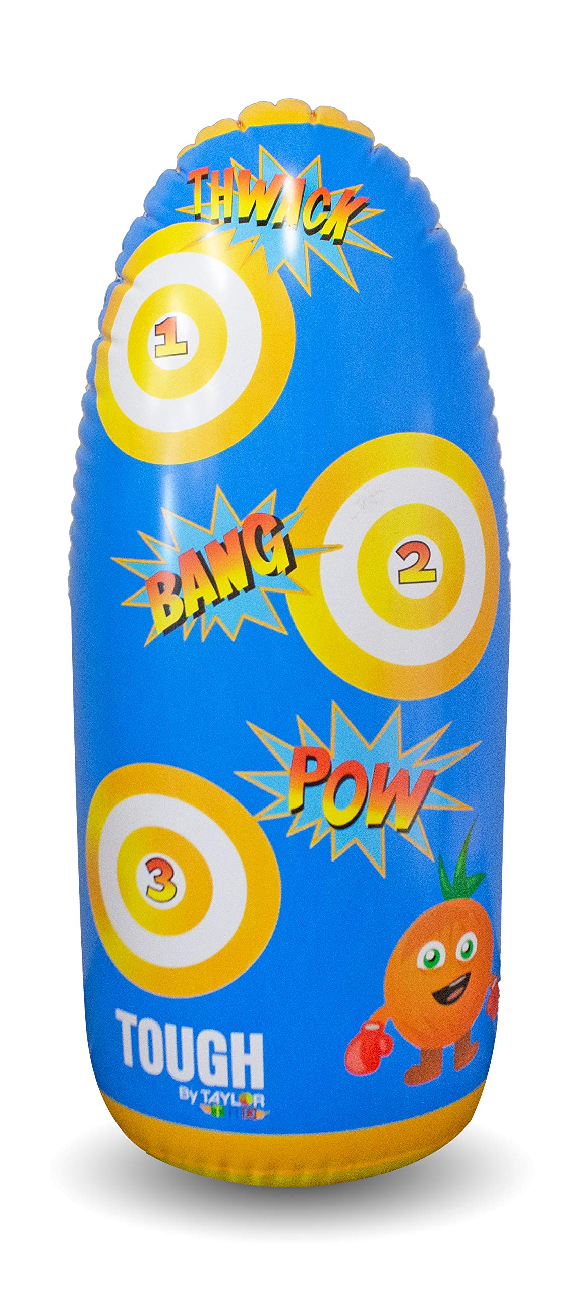 Inflatable Punching Bag for Kids - Free Standing Bounce Back Boxing Toy for Boys & Girls - Durable Bop Bag for Indoor & Outdoor Play - Birthday Gift Idea for Toddlers & Children (Use in Playrooms, Backyards, or as Stress Relief Toy)