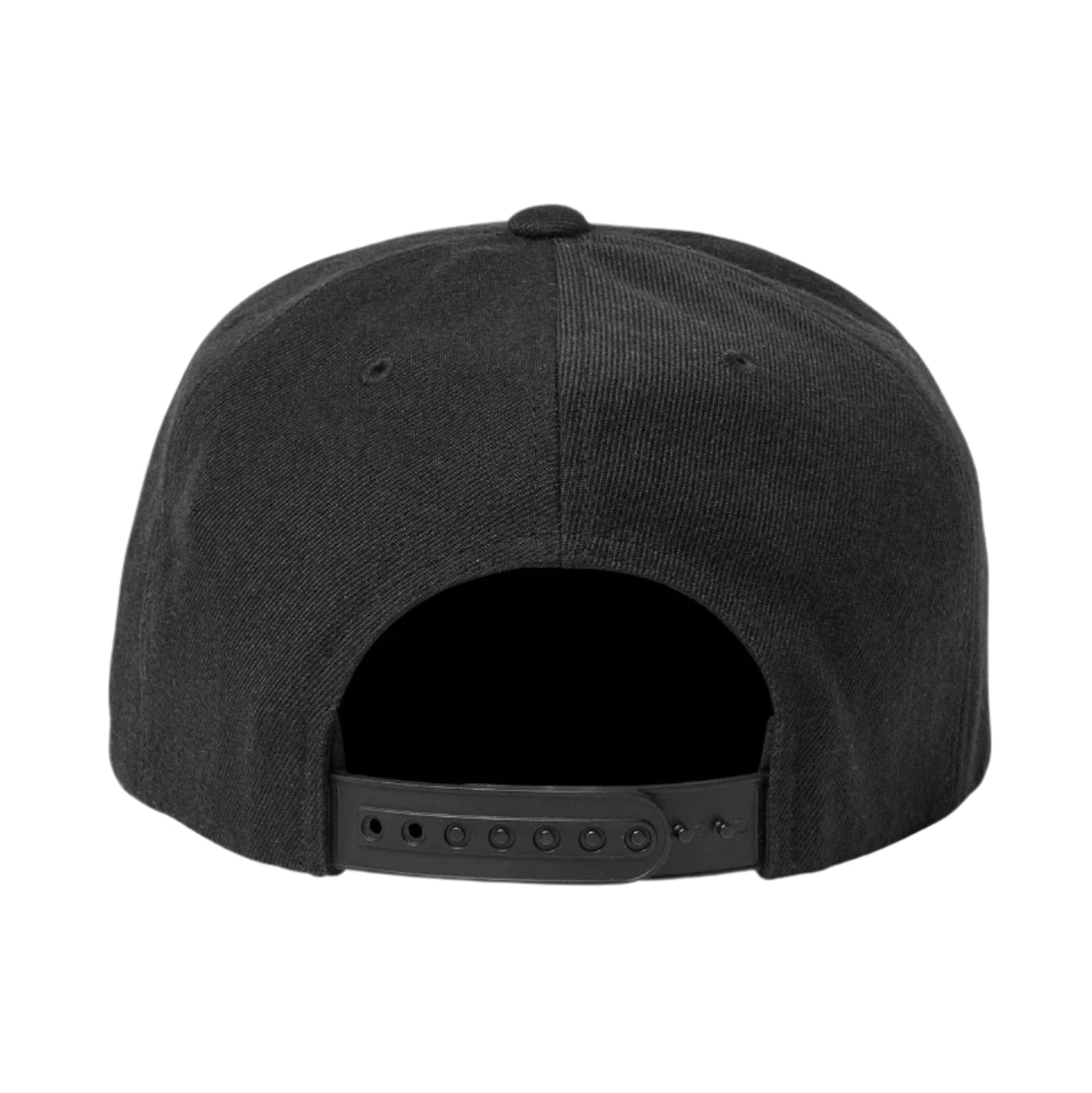 BRIXTON Oath III Snapback Hat for Men & Women - Adjustable Black Baseball Cap for Casual, Streetwear, and Outdoor Activities