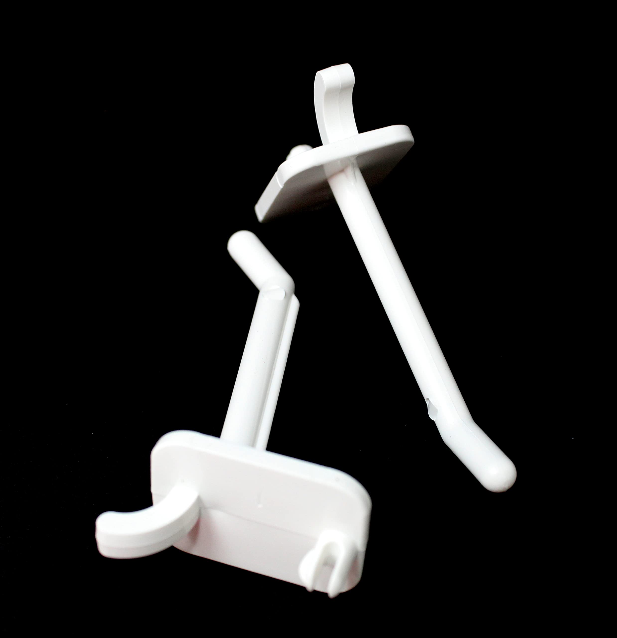 JSP Manufacturing White Plastic Pegboard Hooks - 2