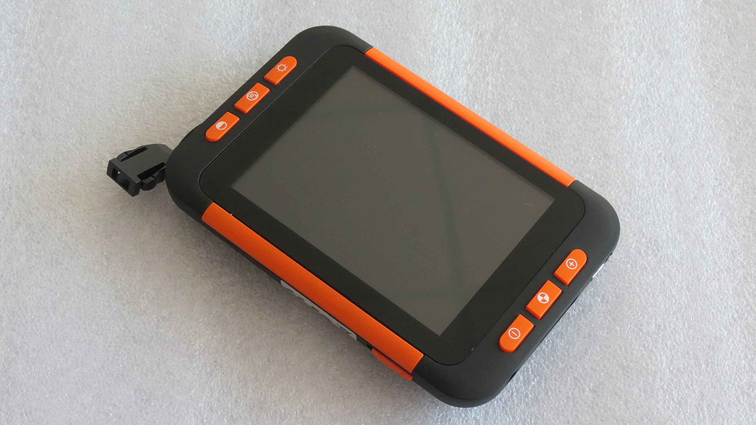 ViSee LVM-300 3.5 Inch Portable Low Vision Video Magnifier with Stand - Handheld Reading Aid for Books, Newspapers & Small Print - Ideal for Seniors & Visually Impaired