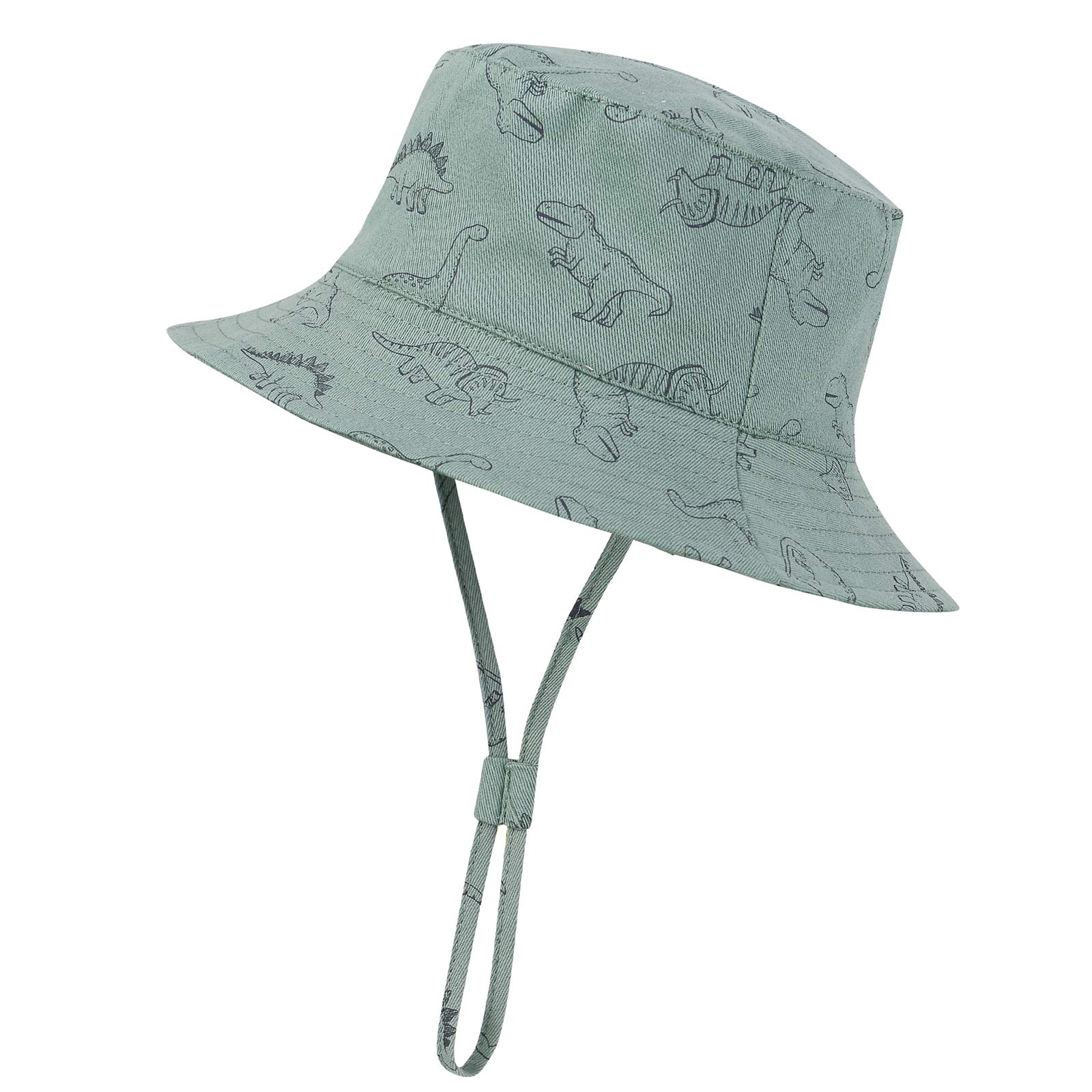 UPF 50+ Baby Sun Hat for Toddlers - Adjustable Summer Beach Hat with Smile Face Design for Boys & Girls - Perfect for Outdoor Play, Pool Days & Beach Vacations