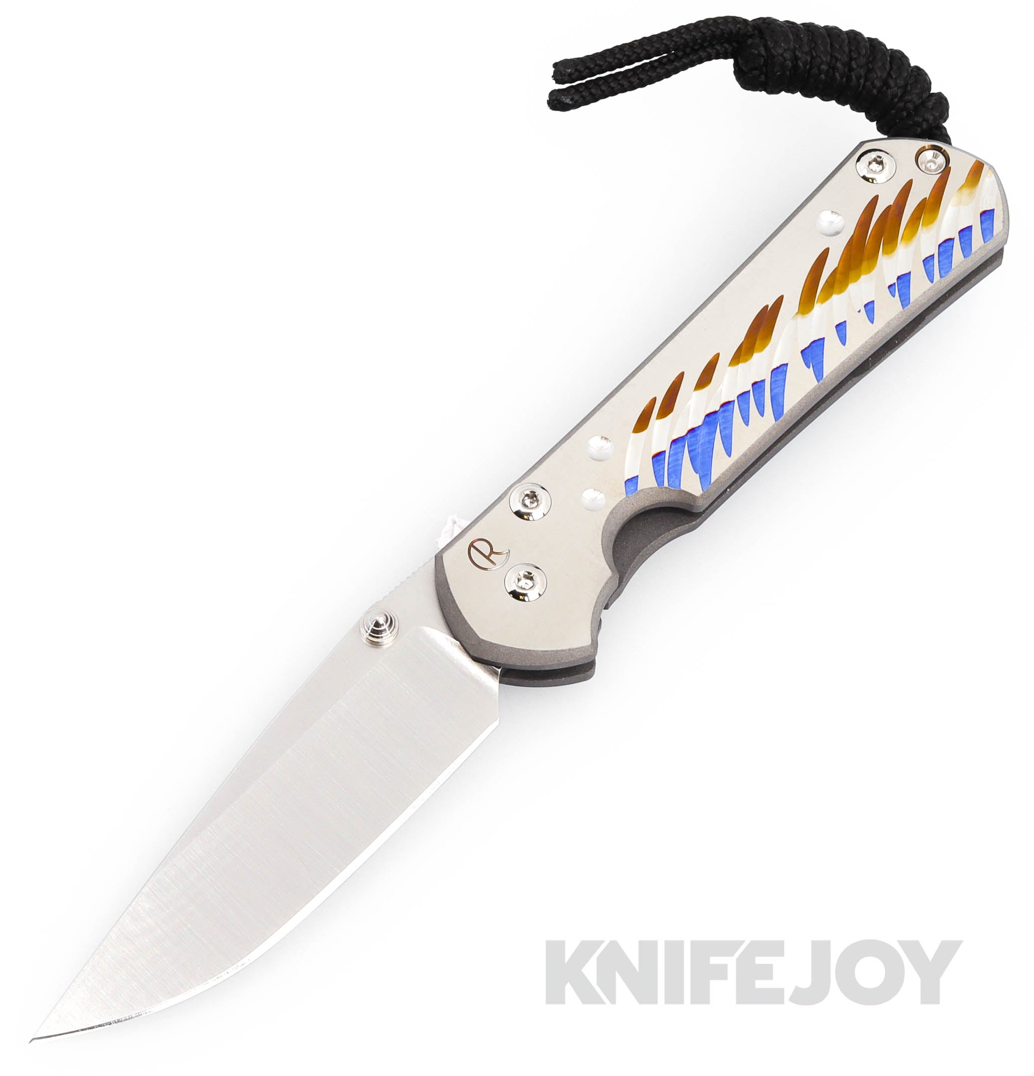 Chris Reeve Knives Small Sebenza 31 Drop Point Folding Knife - MagnaCut Steel Blade, Titanium Handles, Unique Design for EDC, Camping & Outdoor Survival