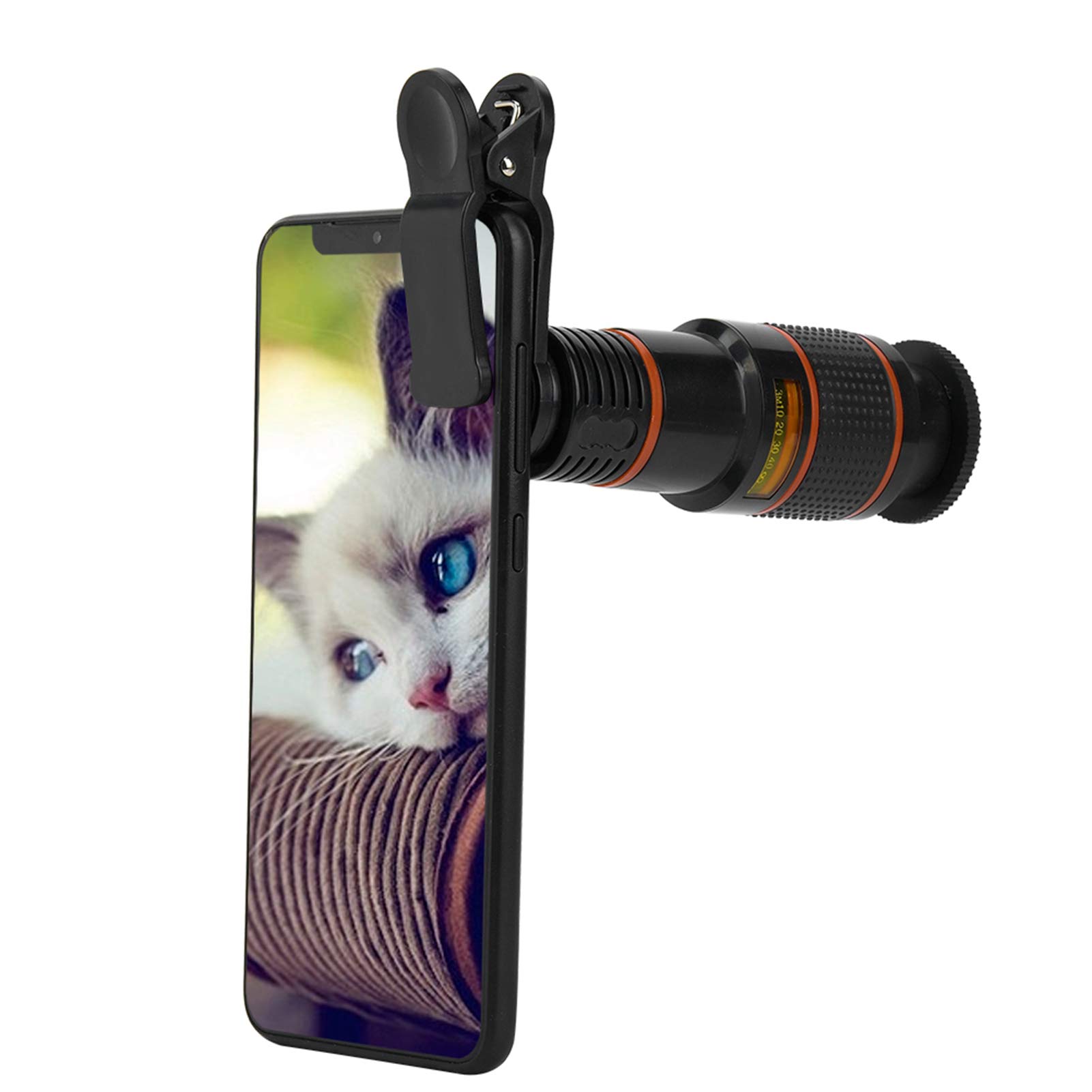 12X Telephoto Lens for Phone - Universal Clip-On for Mobile & Tablet - Perfect for Travel & Wildlife Photography